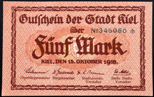 Kiel 1918 mark - kiel, 5
